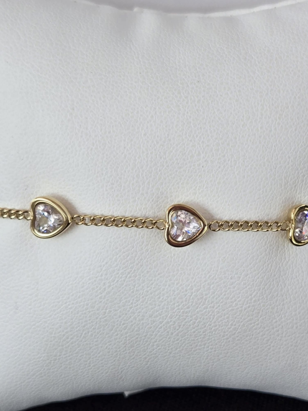 Gold Heart Crystal Bracelet - Women Jewelry